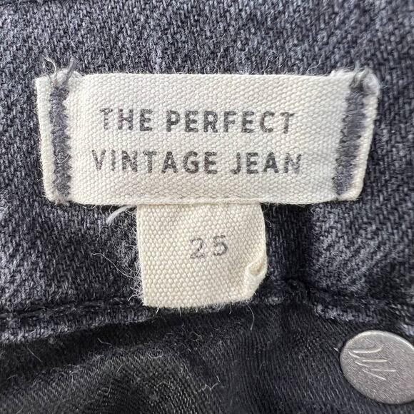 Madewell Women's Jeans Black 25 The Perfect Vintage Jean Skinny Preppy Normcore - Picture 7 of 12
